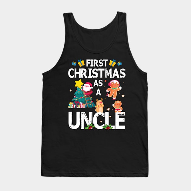 First Christmas As A Uncle Merry Xmas Noel Day Niece Nephew Tank Top by bakhanh123